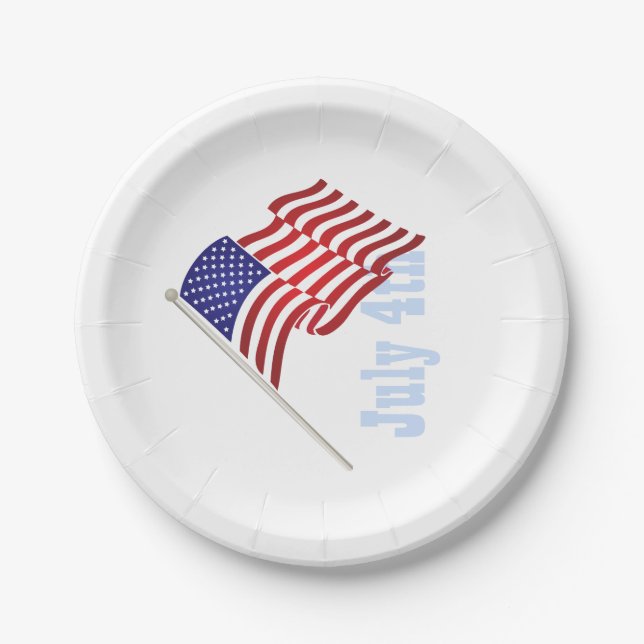 American Flag, 4. Juli Paper Teller (Vorderseite)