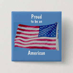 American Flag Abzeichen Button