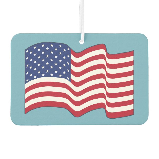 American Flag Air Freshener Autolufterfrischer (Vorderseite)