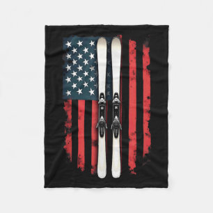 American Flag Alpinski _6 Fleecedecke