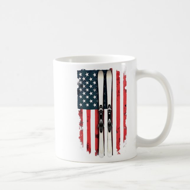 American Flag Alpinski _6 Kaffeetasse (Rechts)