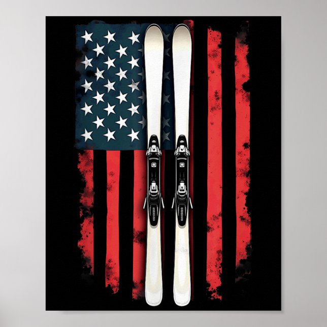American Flag Alpinski _6 Poster (Vorne)