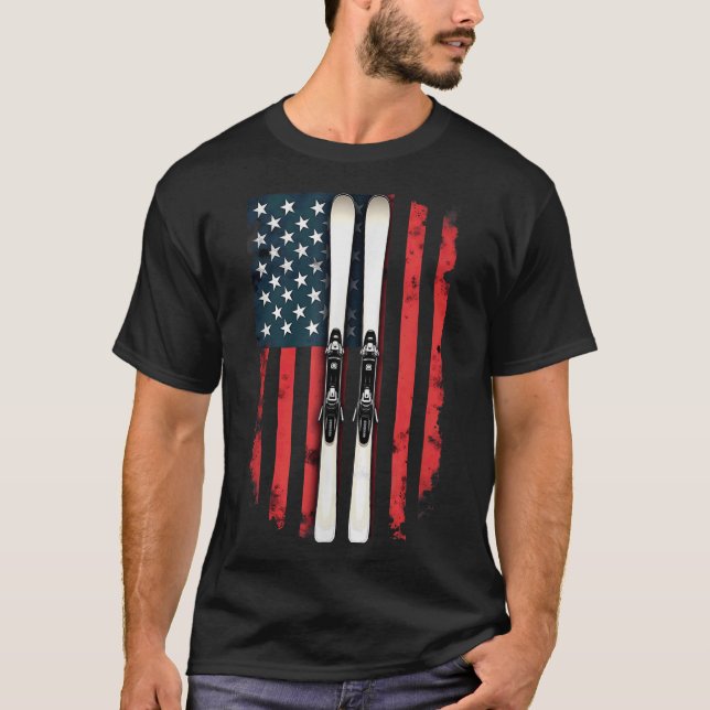 American Flag Alpinski _6 T-Shirt (Vorderseite)