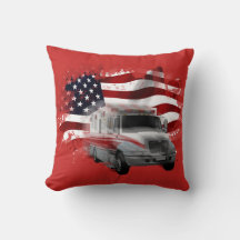 American Flag Ambulance EMT Paramedic Responder