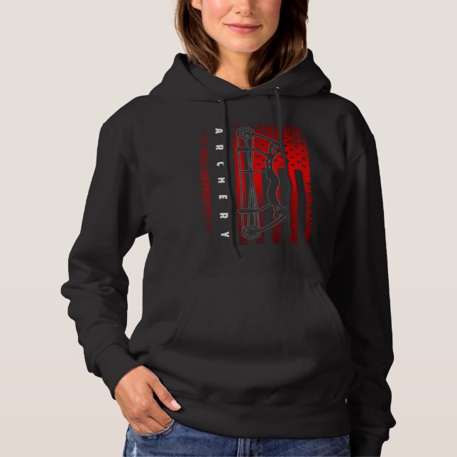 American Flag Archery Hoodie (Vorderseite)