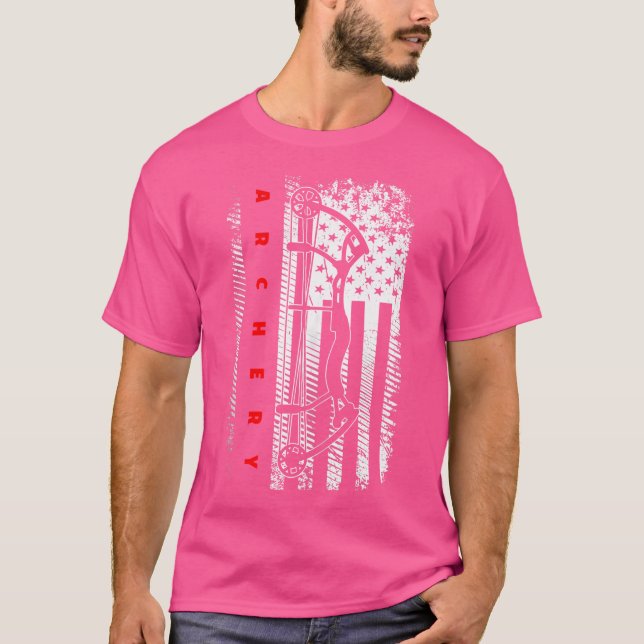 American Flag Archery T-Shirt (Vorderseite)