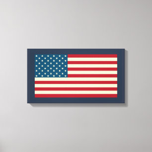 American Flag Art Canvas Print Leinwanddruck