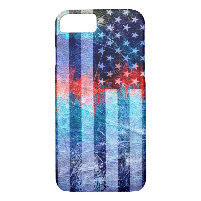 American Flag Art Case-Mate iPhone Hülle (Rückseite)