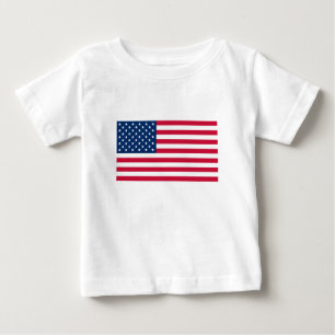 American Flag Baby T - Shirt USA