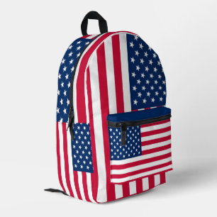 American Flag Backpack USA Patriotic Bedruckter Rucksack