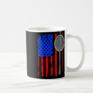 American Flag Badminton  Kaffeetasse