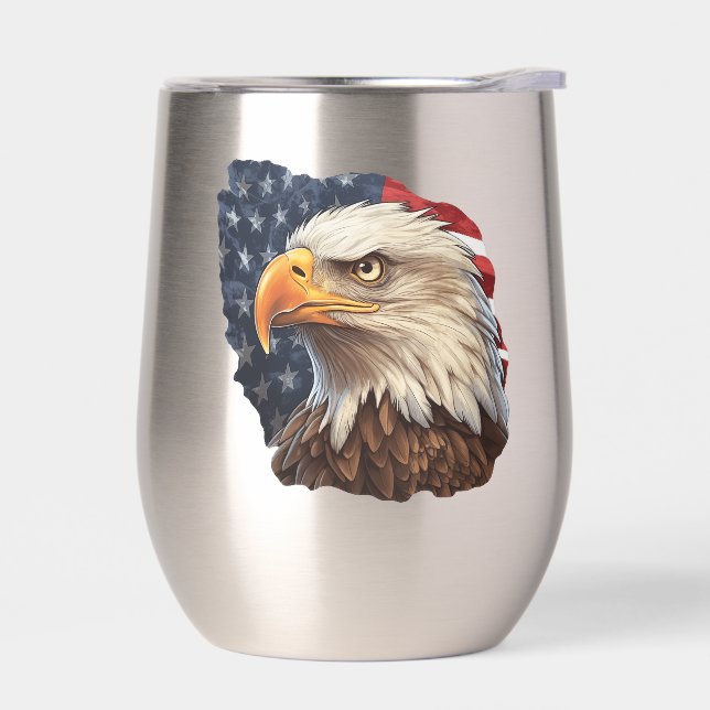American Flag Bald Eagle (Links)
