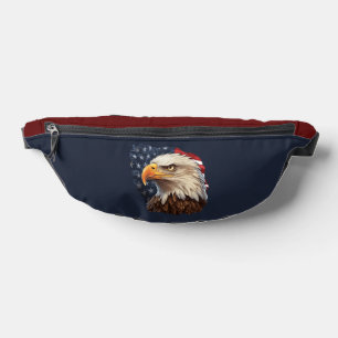 American Flag Bald Eagle Bauchtasche