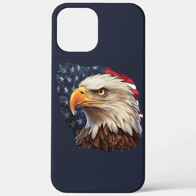 American Flag Bald Eagle Case-Mate iPhone Hülle (Rückseite)
