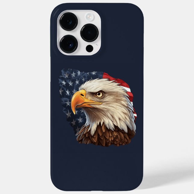 American Flag Bald Eagle Case-Mate iPhone Hülle (Rückseite)