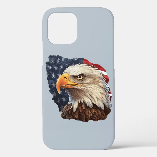 American Flag Bald Eagle Case-Mate iPhone Hülle (Rückseite)