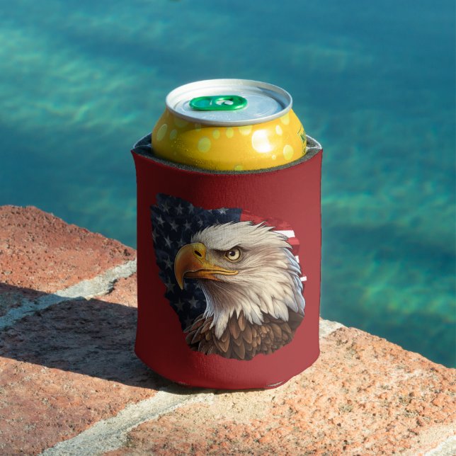 American Flag Bald Eagle Dosenkühler (In Situ Pool)