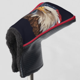 American Flag Bald Eagle Golf Headcover