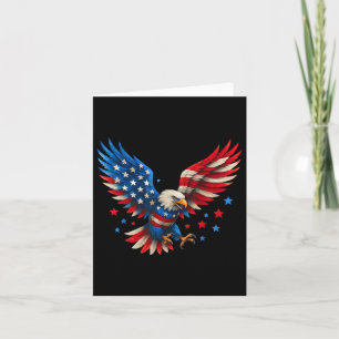 American Flag Bald Eagle Men Patriotic Eagle 4th O Karte