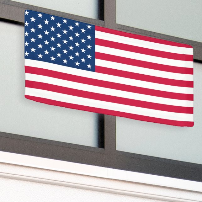 American Flag Banner - Patriotic - USA (Äußeres Gebäude)