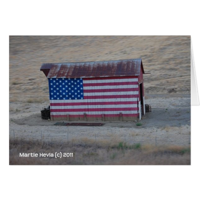 American Flag Barn (Vorderseite (Horizontal))