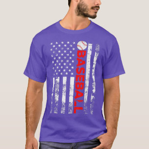 American Flag Baseball Team Geschenk 283 T-Shirt