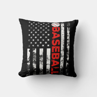 American Flag Baseball Team Geschenk Kissen