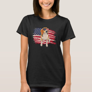 American Flag Beagle - Welpe Dog Lover Animal Bree T-Shirt