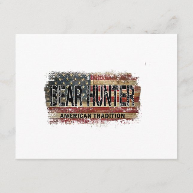 American Flag Beer Hunter Begleitkarte (Vorderseite)
