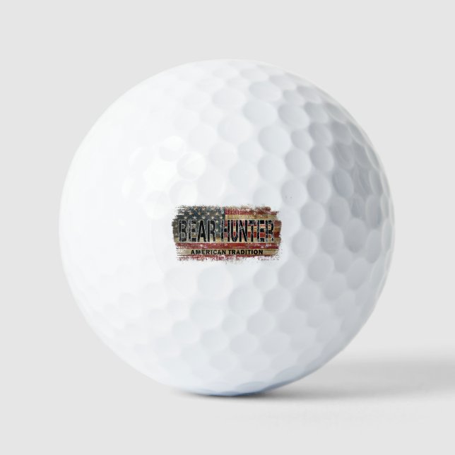 American Flag Beer Hunter Golfball (Vorderseite)