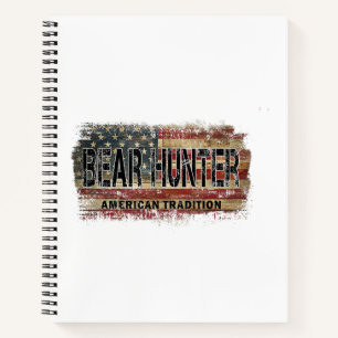 American Flag Beer Hunter Notizbuch