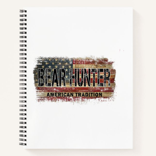 American Flag Beer Hunter Notizbuch (Vorderseite)