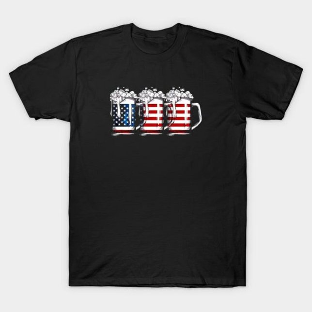 American Flag Beer T-Shirt (Von Creator hochgeladen)