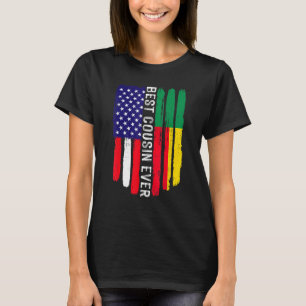 American Flag & Benin Flag Bester Cousin für jede T-Shirt