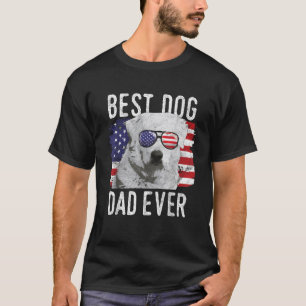 American Flag Best Dog Vater Ever Great Pyrenäen U T-Shirt