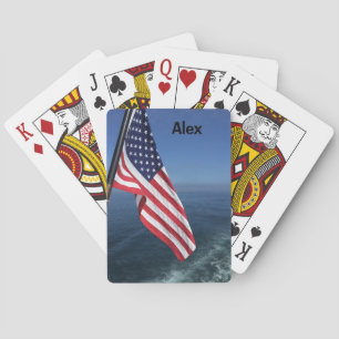 American Flag Bicycle Playing Cards - Personalize! Spielkarten