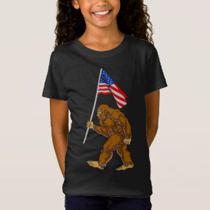 American Flag Bigfoot T-Shirt