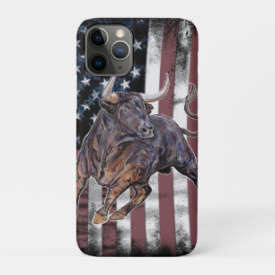 American Flag Bull Case-Mate iPhone Hülle