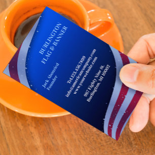American Flag Business Card Visitenkarte
