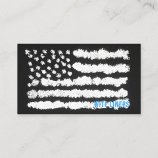 American Flag Business Cards Visitenkarte