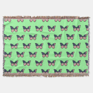 American Flag Butterfly Design-62615 Decke