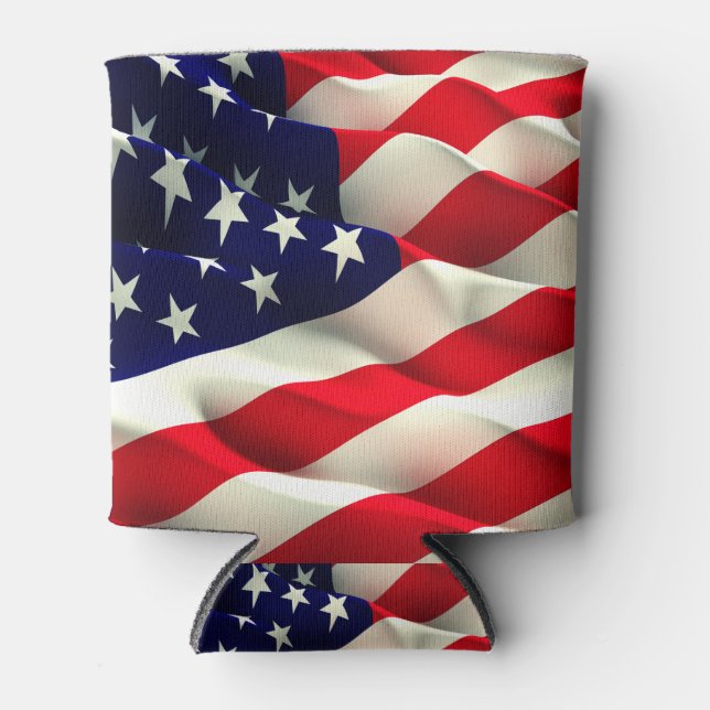 American Flag Can Coozie Dosenkühler (Vorderseite)