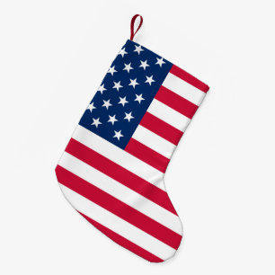American Flag Christmas Strumpf USA Kleiner Weihnachtsstrumpf