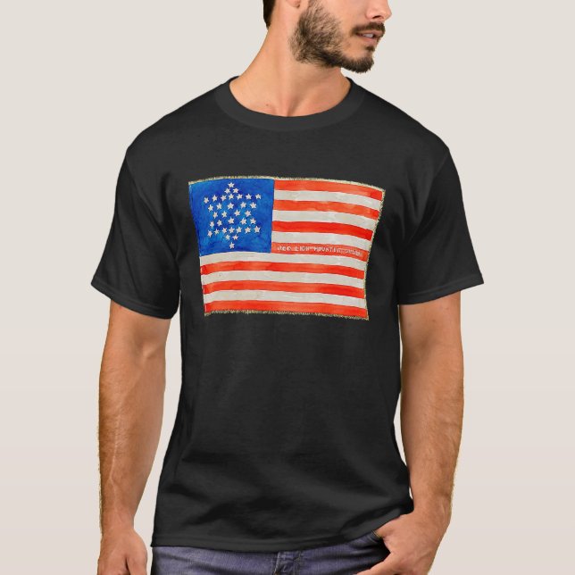 American Flag Civil War T-Shirt (Vorderseite)