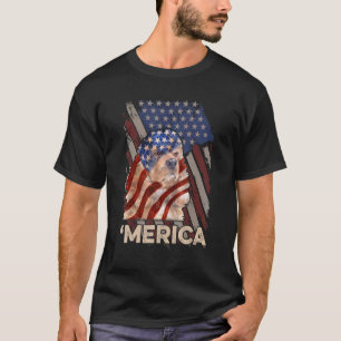 American Flag Cocker Spanisch Patriotic Hund 4. T-Shirt
