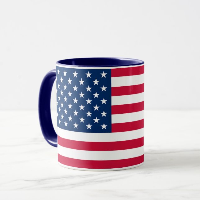 American Flag Coffee Tasse (Vorderseite Links)