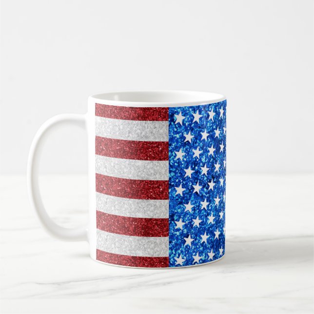 American Flag Coffee Tasse (Links)