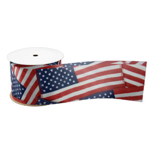 American Flag Collection Satinband