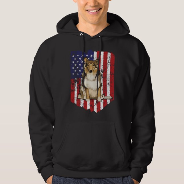 American Flag Colley USA Hoodie (Vorderseite)