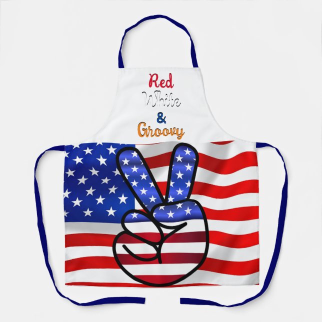 American Flag Cooking Schürze (Vorderseite)